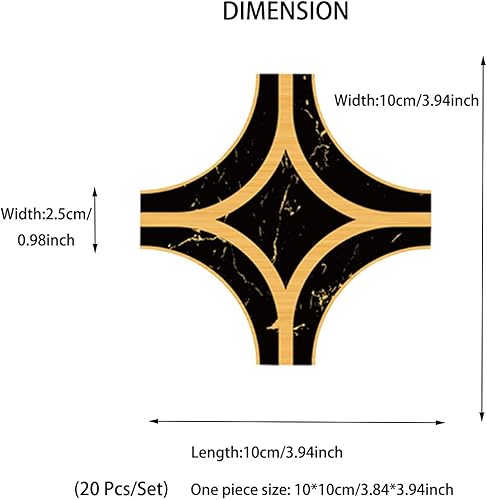 Miniatura 2 de CcHhyyt Adhesivos autoadhesivos instantáneos para azulejos decorativos de pared, adhesivo para despegar y pegar, cubierta impermeable para cocina,