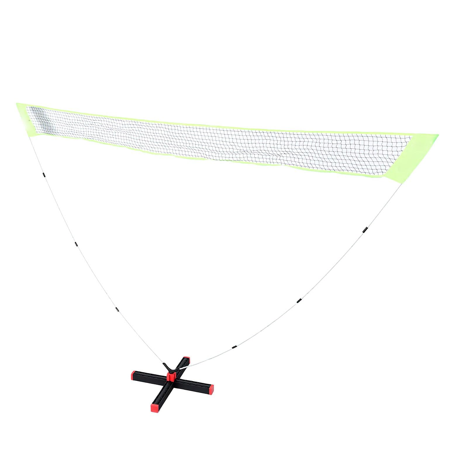 Supporto per Rete da Tennis con Altezza Regolabile, Base Stabile per