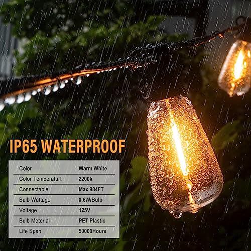 Knonew TS-24 Outdoor String Lights With Dimmer thumb #2