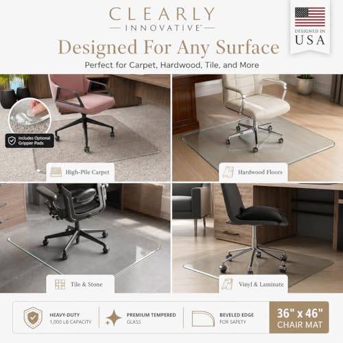vitrazza glass chair mat reviews