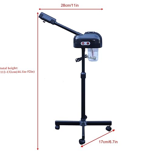 Miniatura 3 de Vaporizador facial de ozono 2 en 1 con función de niebla caliente, se puede utilizar en casa y salón de belleza, extraer puntos negros, rejuvenecer