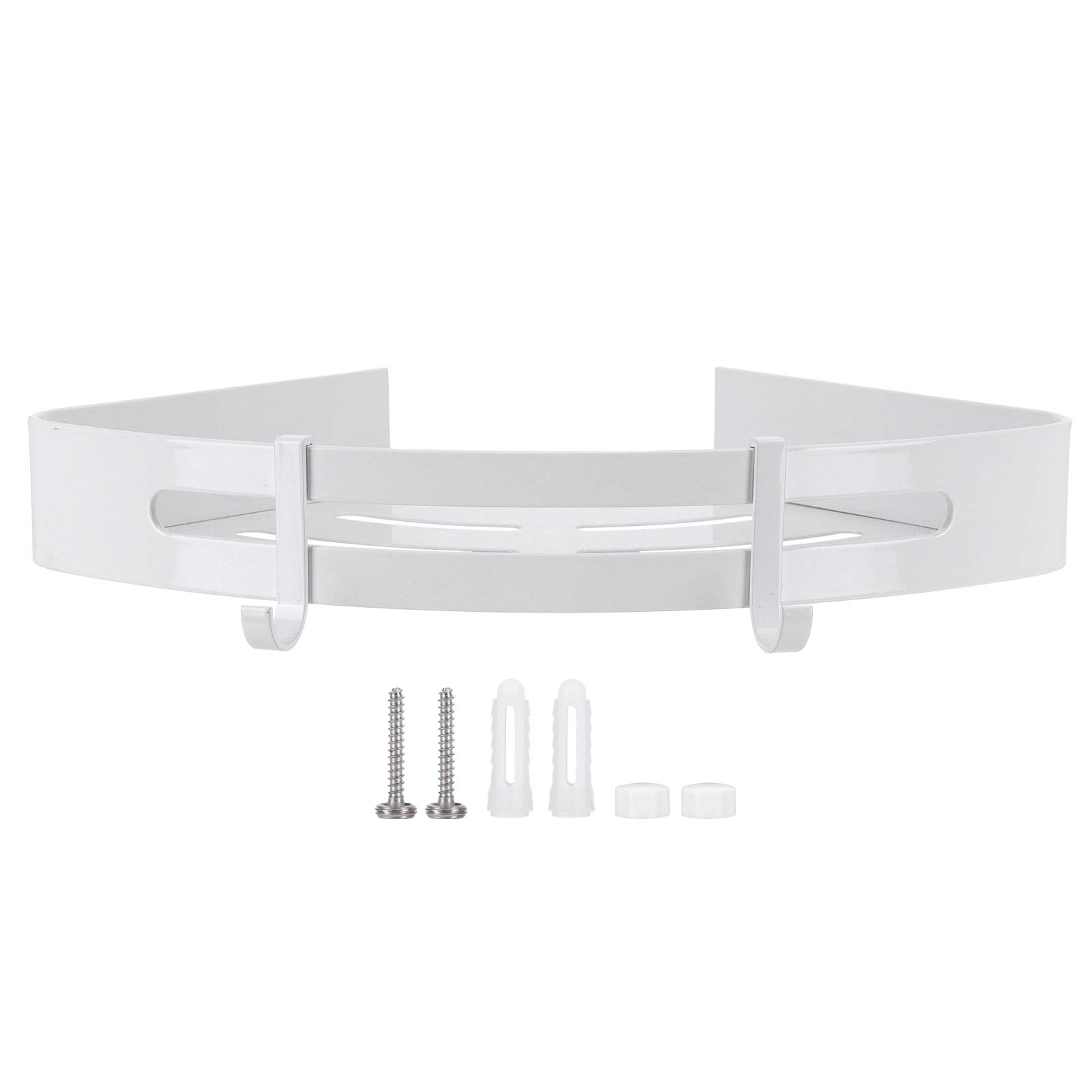 Jwthee Corner Shower Caddy 2 Tier Bathroom Storage Organizer 2 Pack Space Aluminum Wall Mounted Bathroom Storage Basket