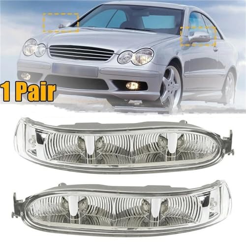 Par luces LED señal giro izquierda derecha Mercedes Benz W209 CLK intermitentes espejo 2