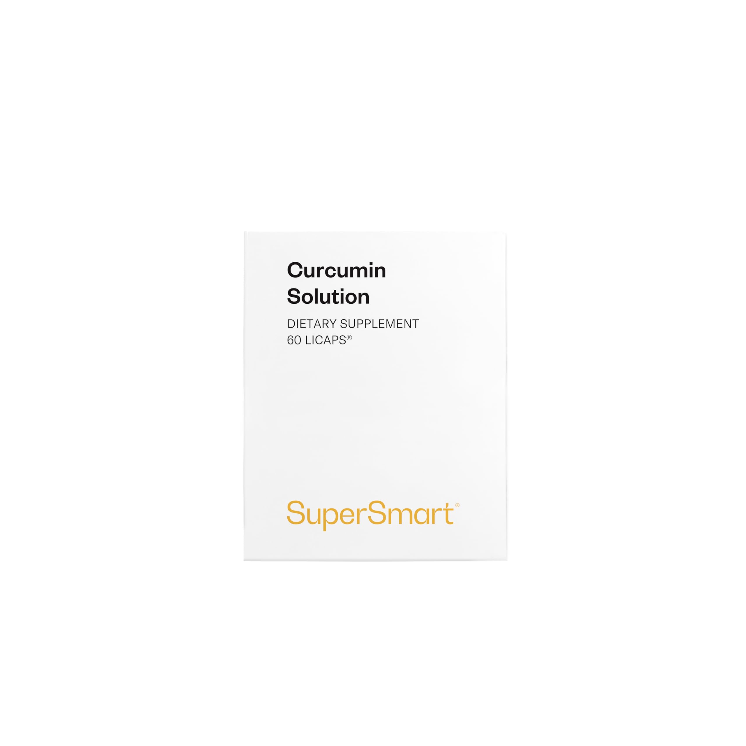 SuperSmart - Curcumin Solution - NovaSOL Standardised to 6% Curcuminoids - Anti Inflammatory - Support Healthy Digestive Tract & Liver - Powerful Antioxidant | Non-GMO & Gluten Free - 60 Licaps