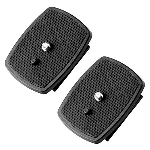 Erduoduo 2 Pack QR Plate(43x43mm) Quick Release Plate Replacement for Velbon Tripods CX-460...