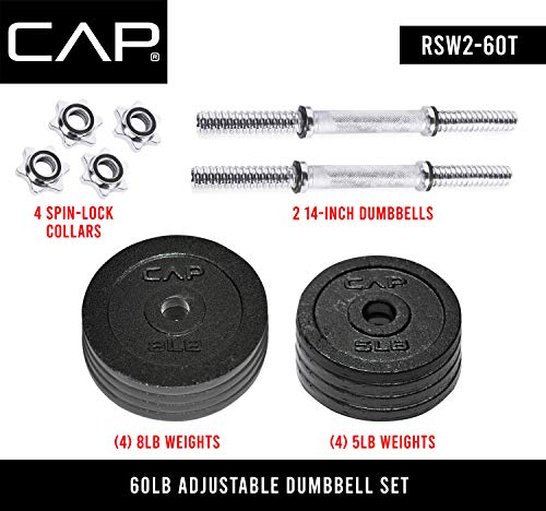 Image of Cap Barbell Adjustable Dumbbell Weight Set | Multiple Options