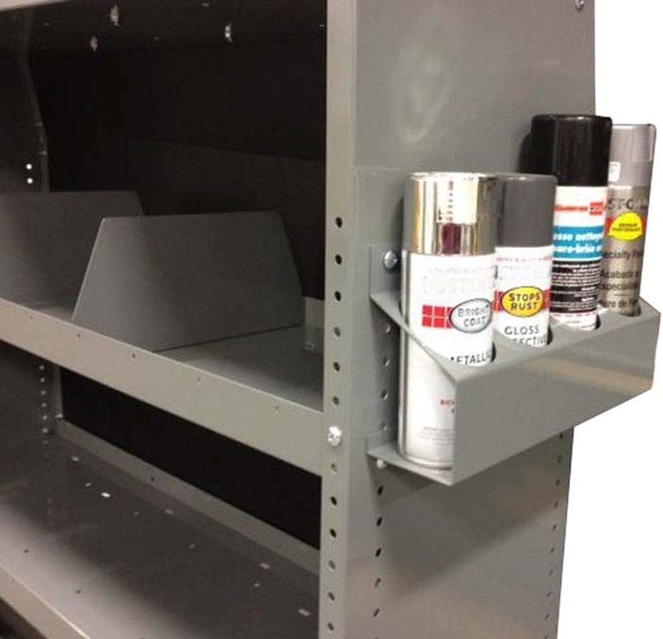 Set of steel 2 Spray Aerosol and Tool Holder, Grey