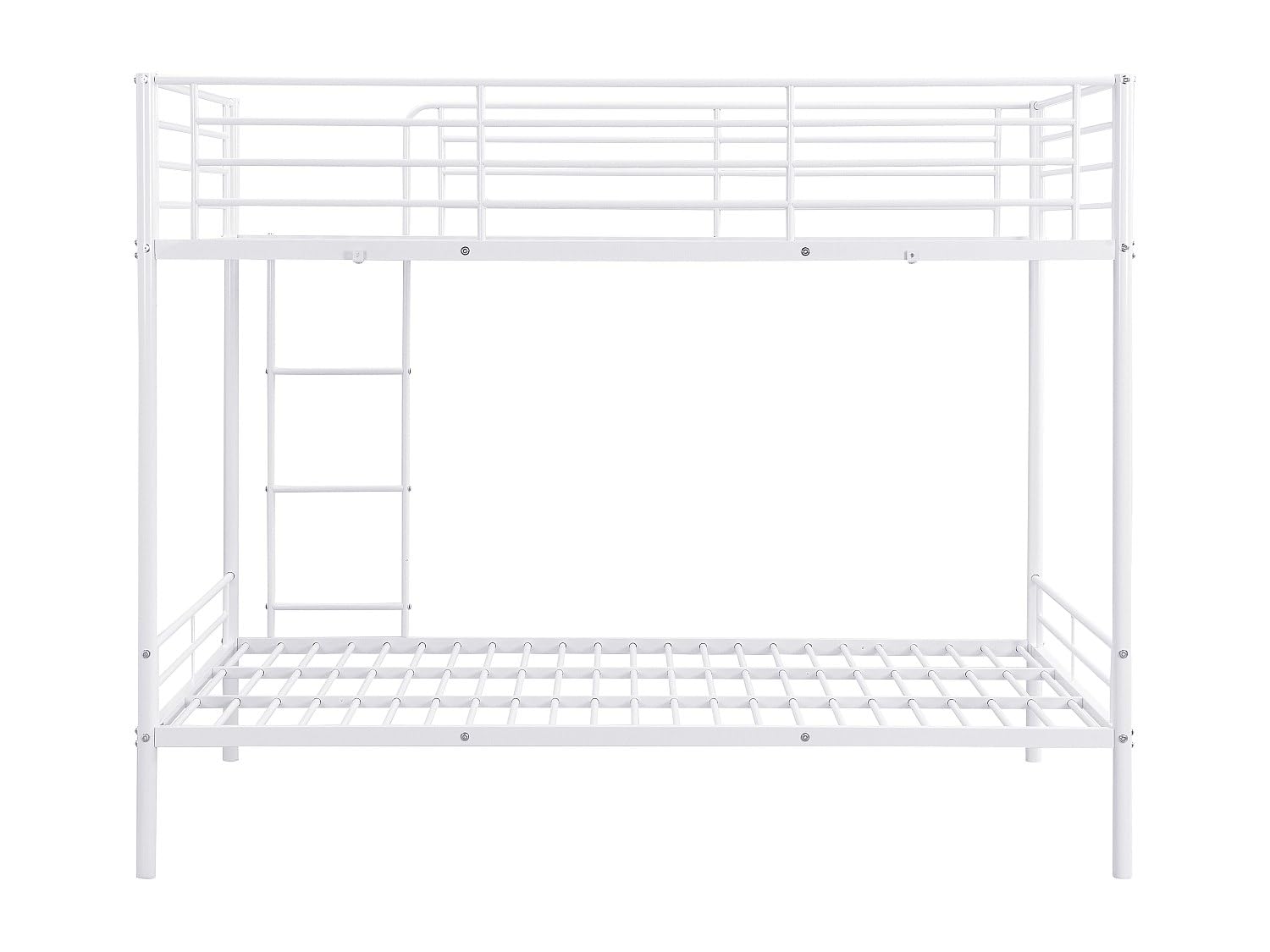 Vente-unique-Letto a castello 2 x 120 x 190 cm Bianco - DUOTIS II