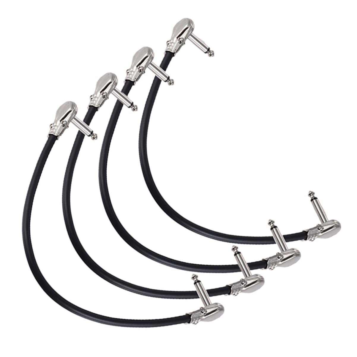 Levemolo 4pcs Electric Guitar Effect Cable Guitar Pedal Cord Electric Guitar Cable Guitar Patch Cable Patch Cables Guitar Pedals Guitar Pedal Cables Electric Guitar Pedal Cable Guitar Cords