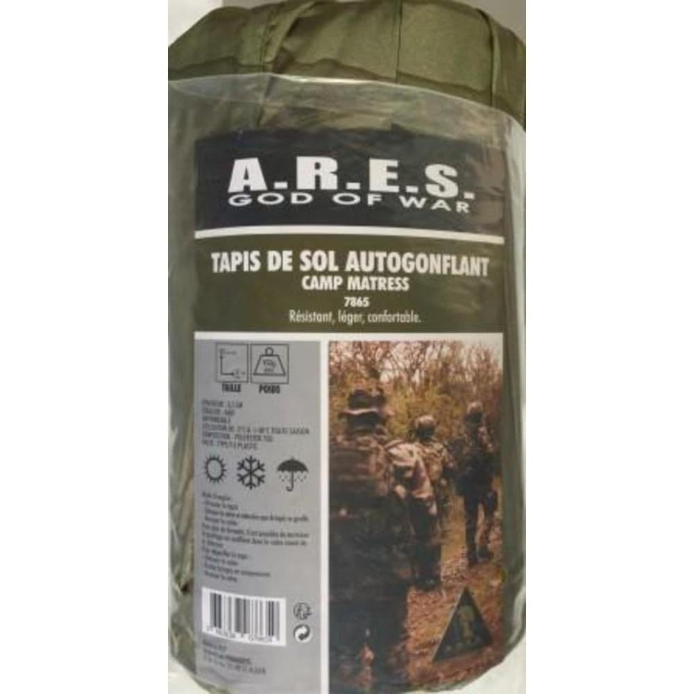 Ares - Alfombra de suelo autohinchable, colchón de campamento