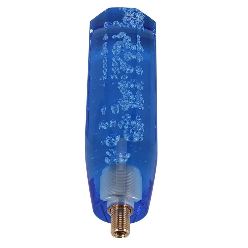 HYASDBWE Universal 15cm Crystal Bubbles Manual Car Gear Shift Knob Racing Car Shift Gear Knob Car Gear Lever Gear Shifter Parts(Blue)