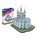 JYTTCE Puzzle 3D Smolny Catedral De Bricolaje A Mano Montado Modelo Arquitectónico