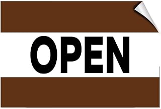 Open Activity Campground Hiking LABEL DECAL STICKER Sticks to Any Surface