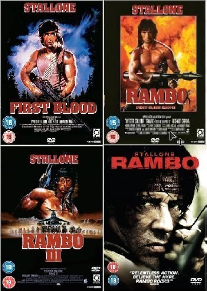 CD☆3枚／FIRST BLOOD／RAMBO 1〜3／ランボー 1.２.3 Amazon.com: Rambo Complete DVD Collection: First Blood