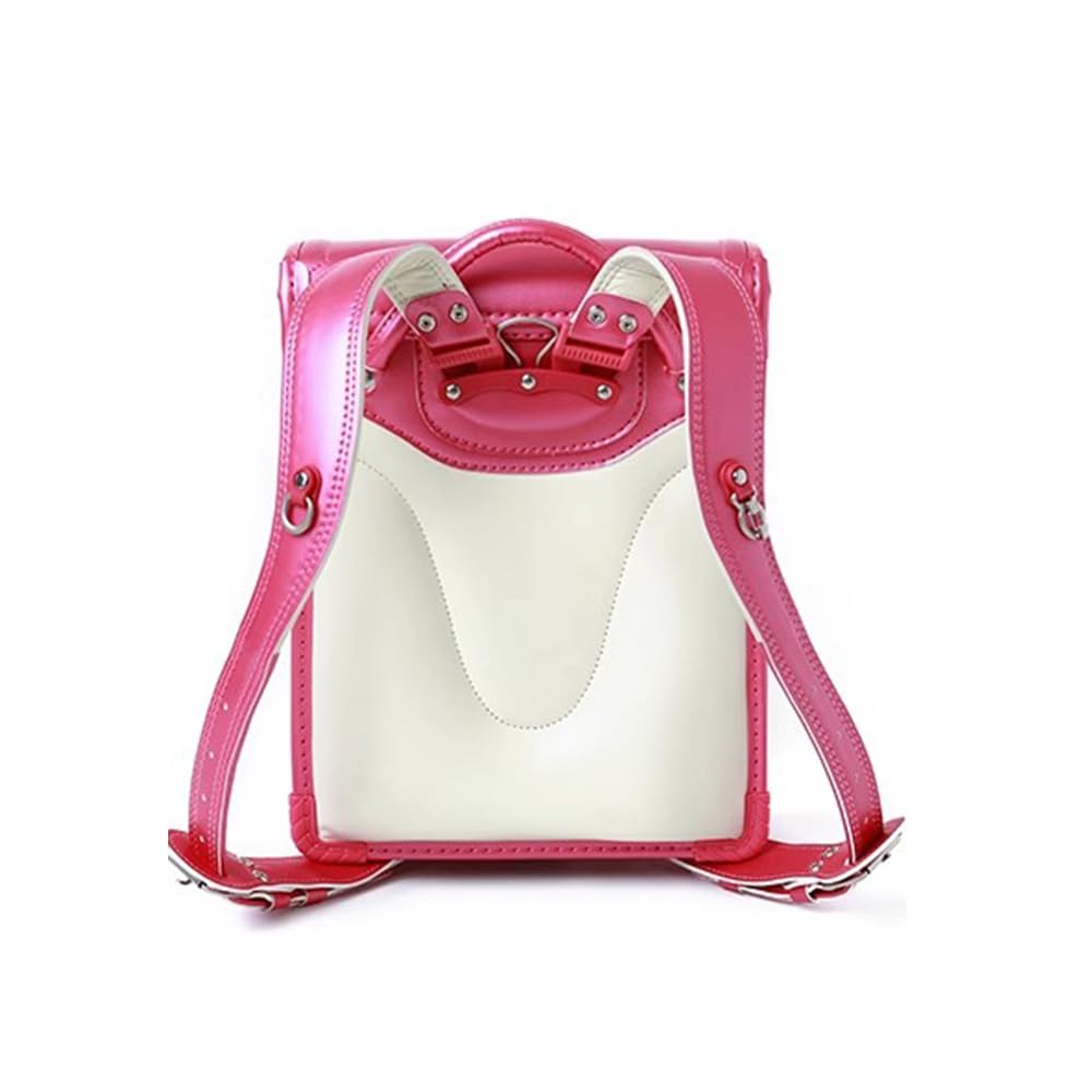 Randoseru Sac à Dos Japonais Léger En Cuir PU - Cartable École Filles Garçons - Taille 35x29x19 Cm - Modèle #6