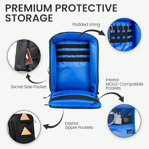 ANIMO9 Slim Sling Backpack for Men – Crossbody Daypack for Digital Nomads & Commuters, Fits 14" MacBook Pro M4 – Travel Chest Bag, EDC Shoulder Pack for Work, City Life, Daily Carry (S Size)3