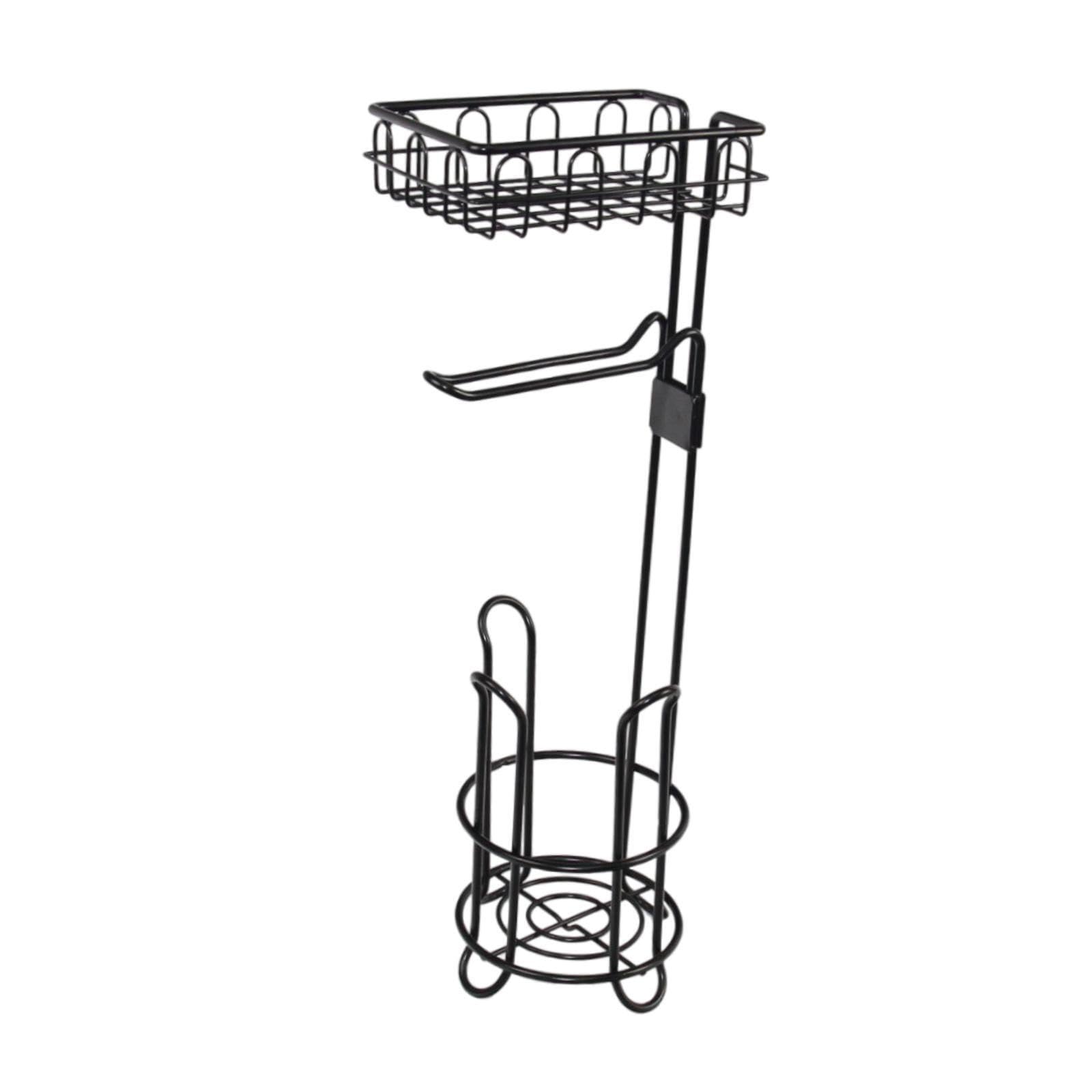 Pixzcsa For Creative Toilet Paper Holder Stand Multifunctional Iron Paper