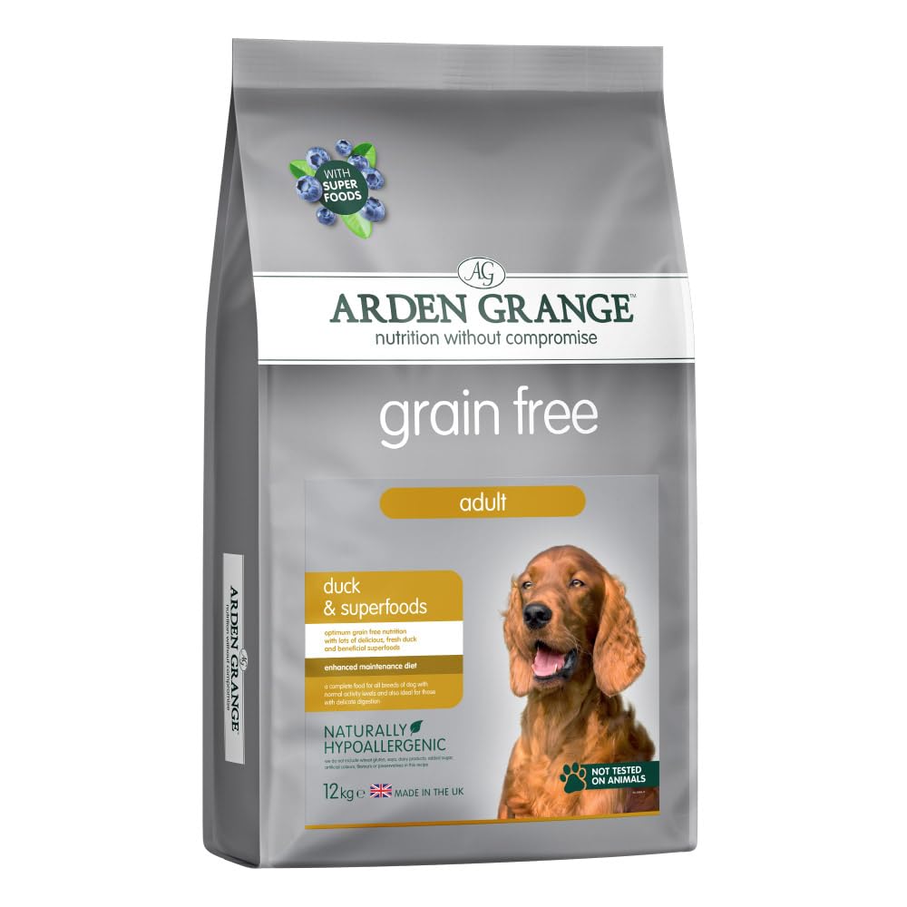Arden Grange Free Duck And Superfoods Adult Dog Food - Grain 12Kg