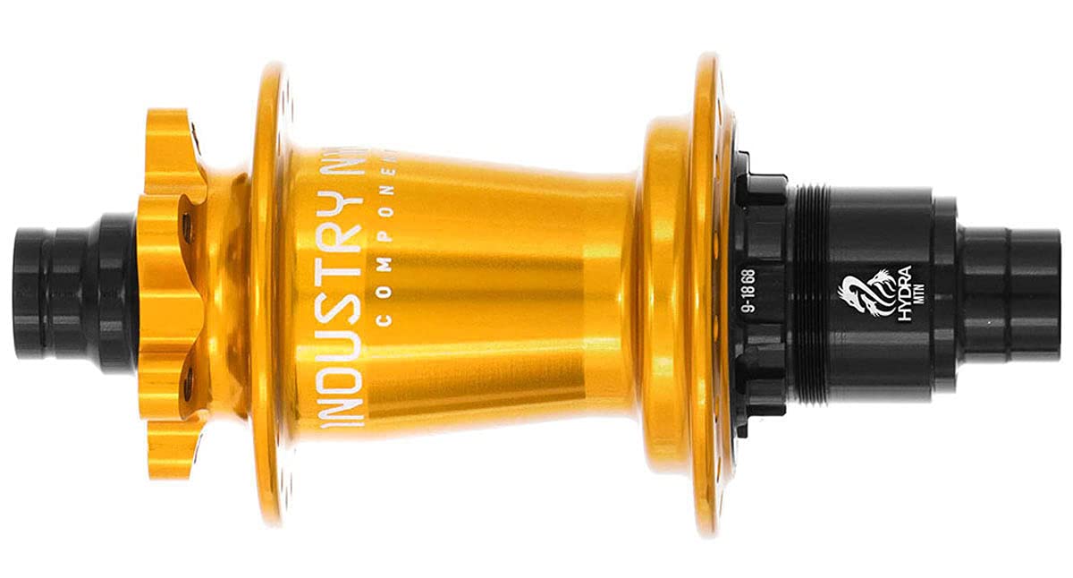 Industry Nine Hydra Classic Boost Rear 6 Bolt 28 Hole Disc MTB Hub 12x148mm XD Gold - H2MGXBXE2