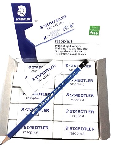 Staedtler Large Rasoplast Pencil Eraser (526 B20) Box of 20 Pieces