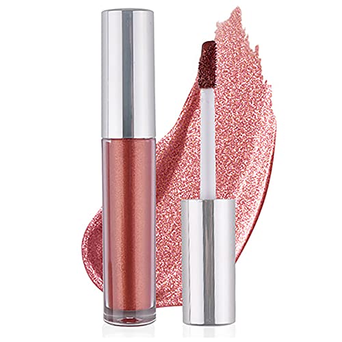 Vodisa Liquid Glitter Eyeshadow, Shimmer Cream Eye Shadow Quick-Drying, Non-Sticky, Blendable Long Lasting Waterproof Brightener Shiny Highlighter Eye Shadow Make Up Set 05