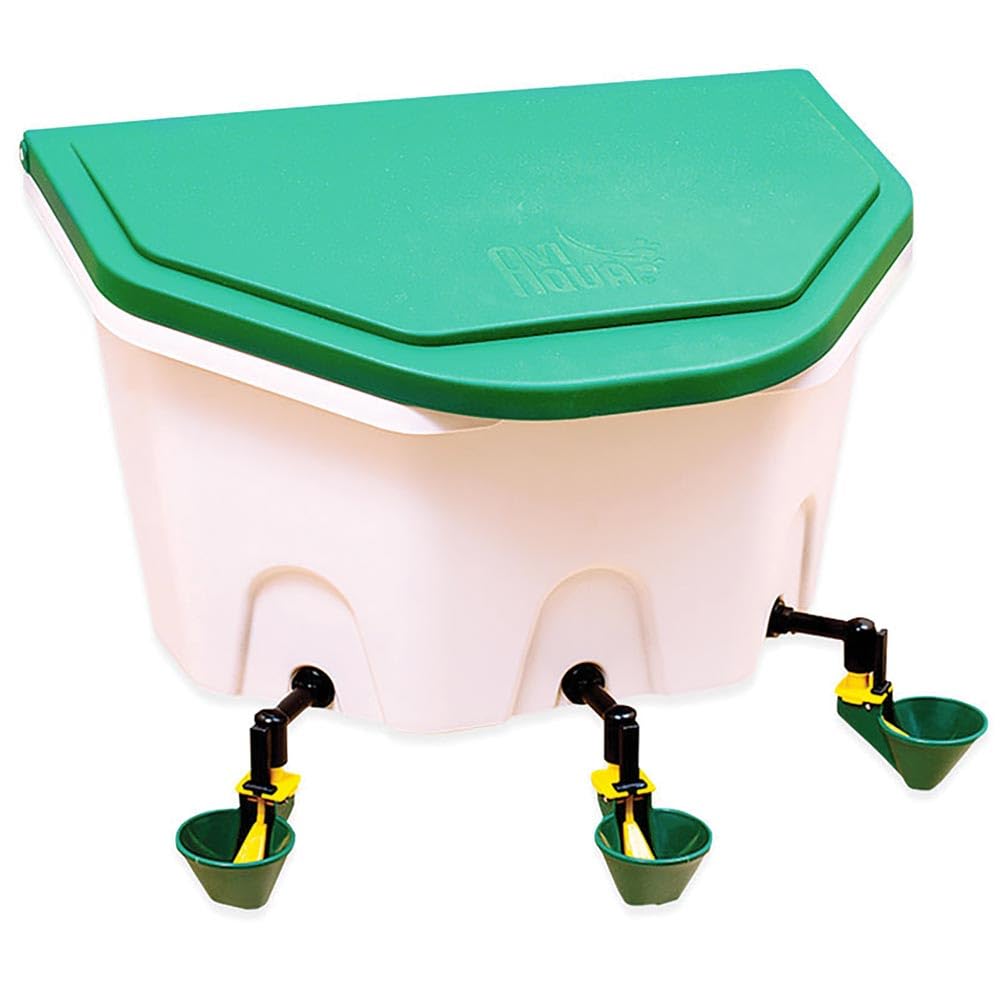 Abreuvoir Fixation Murale AviAqua 8L + 3 coupelles à Flotteur Olba