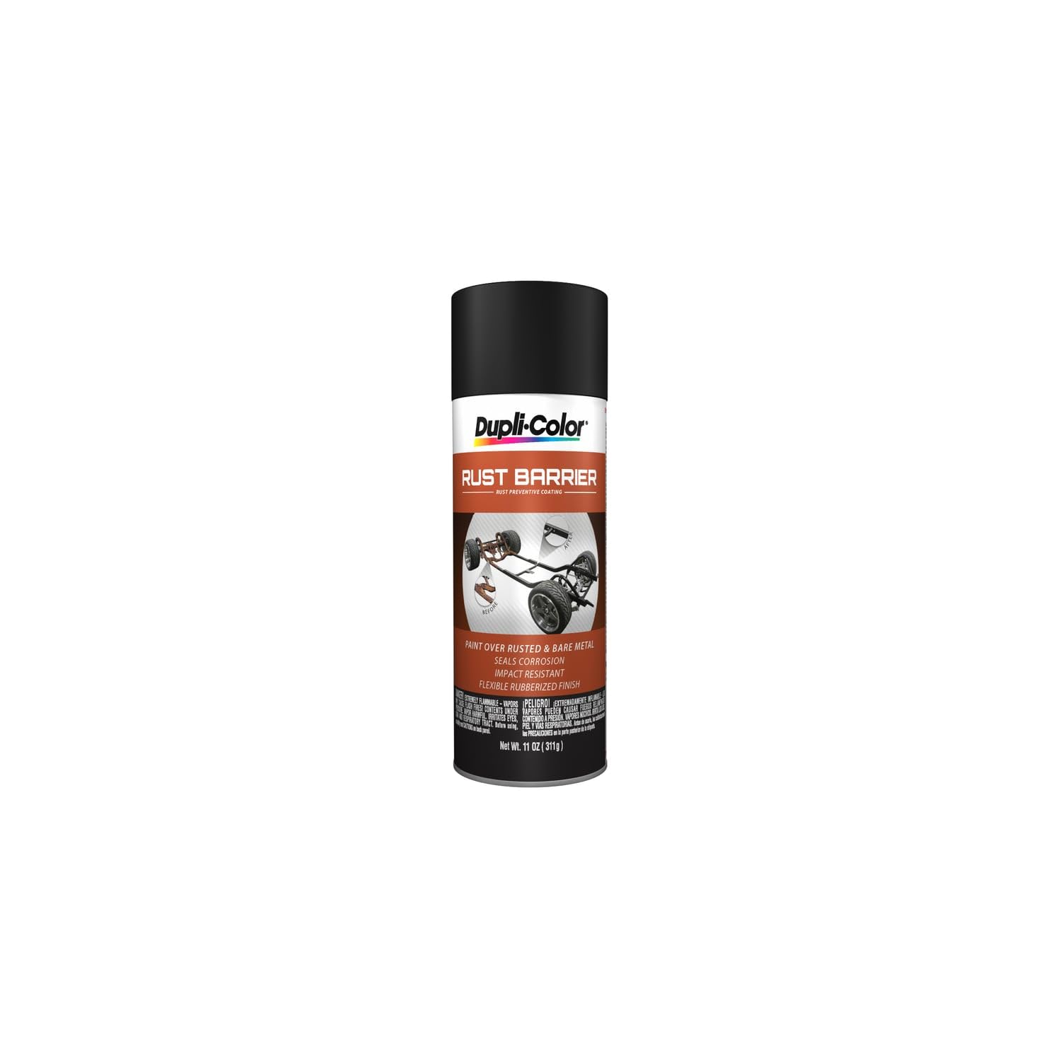 Dupli-Color ERBA10000 Barrier Rust Preventative Coating, Black, Flat, 11 Ounce, 11. Fluid_Ounces-image-43