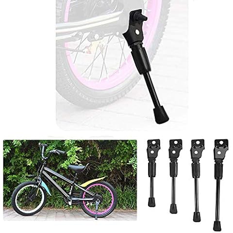 ZSFLZS Bike Kickstand for 12 14 16 18 20 Kids Bike Stand Bicycle Support Rack (For 14" bike) Cover