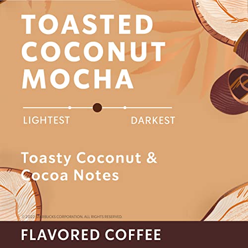 Image of Starbucks Naturally Flavored Ground Coffee, Toasted Coconut Mocha, 100% Arabica, Limited Edition, 17 oz