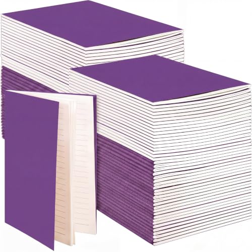 Image of Mimorou 100 Pcs A5 Journals Notebooks Bulk,Purple,Lined