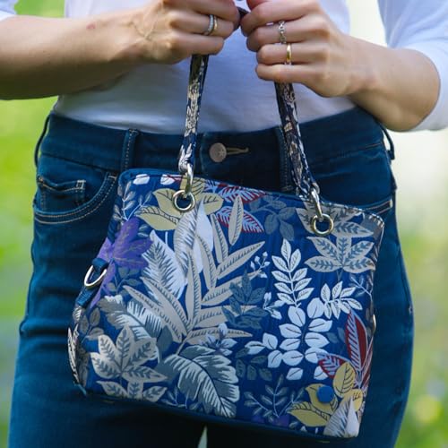 Sac à bandoulière structuré Earth Squared en jacquard de haute qualité - 6