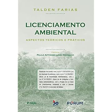 Capa do livro Licenciamento Ambiental: Aspectos teóricos e práticos