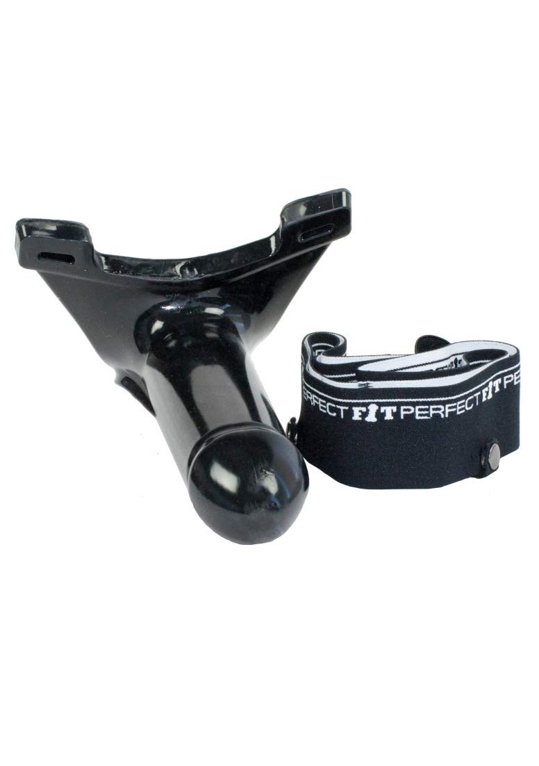 PerfectFitBrand - Armour Knight - Umschnalldildo - XL - S/M taille band - Schwarz