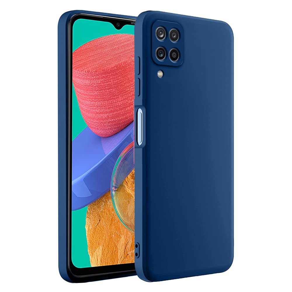 Winble Back Cover for Samsung Galaxy M33 5G (Silicone_Blue) (B09XQYT8DD) Amazon Price History, Amazon Price Tracker