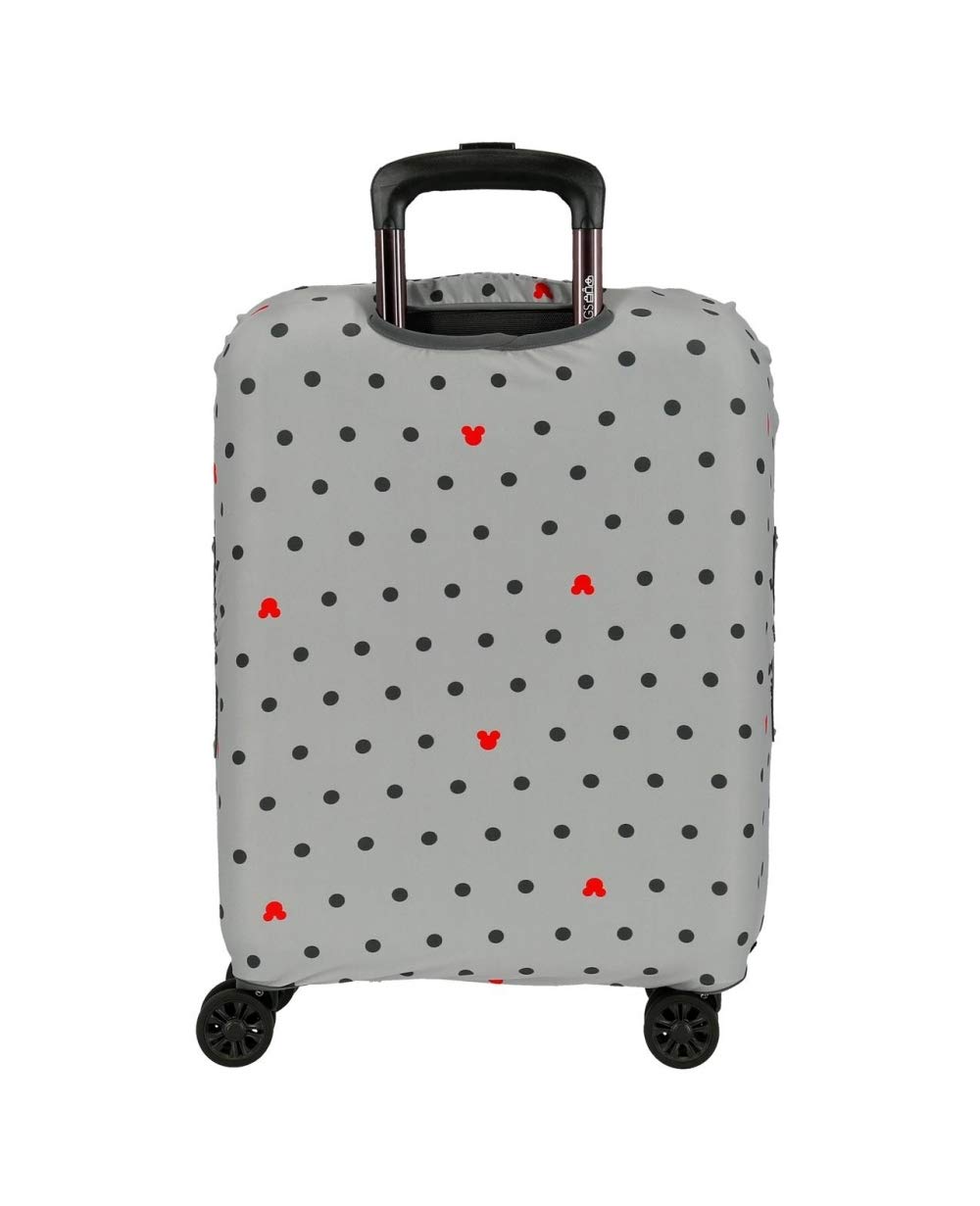 Disney, Mickey Funda para Maleta de Cabina, Niñas, Gris, 26 x 48 x 60 cm