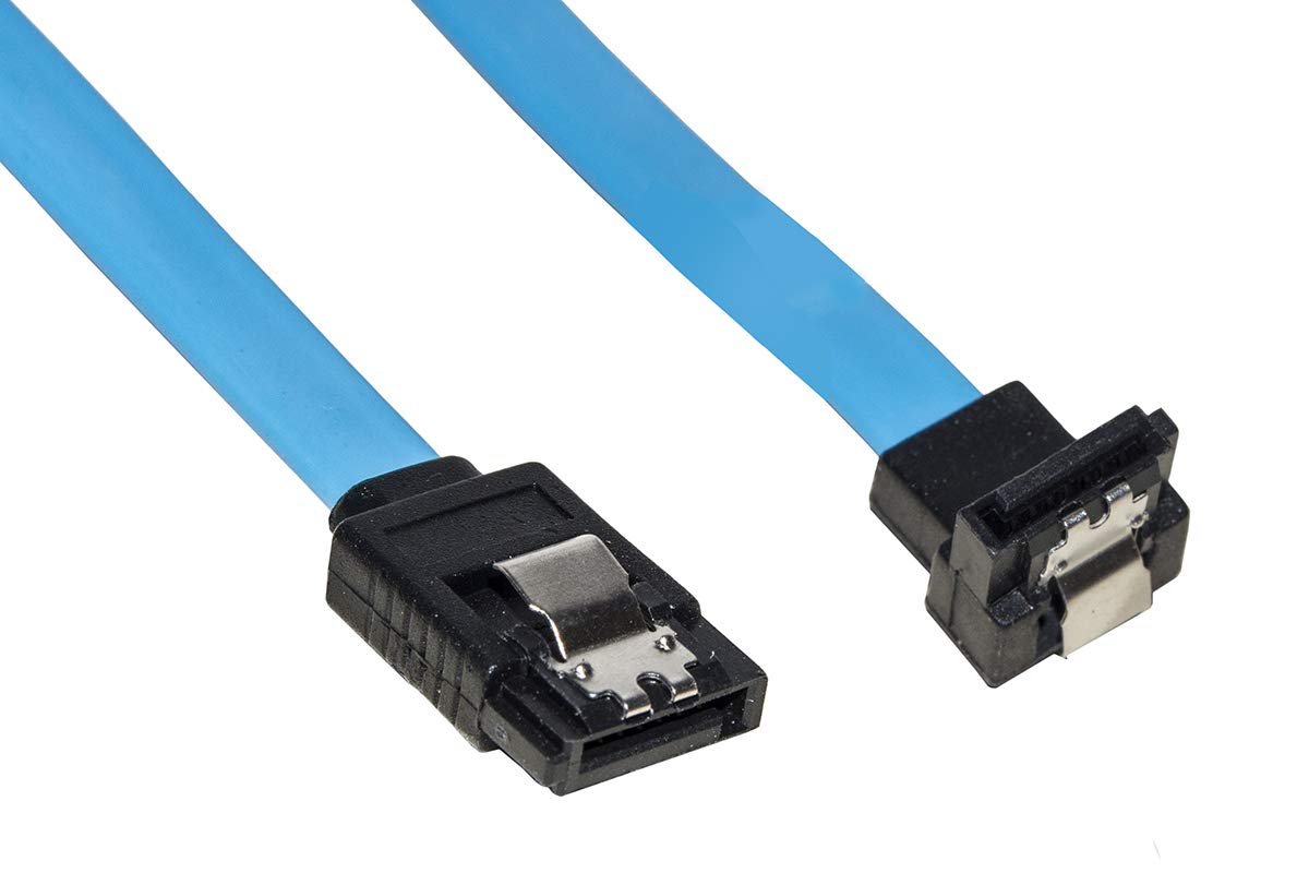 Cavo Interno Sata Iii Cm 50 Connettore 90° Con Clip Bloccaggio In Metallo P 119600