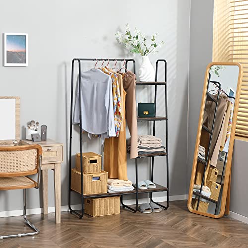 HOMCOM Appendiabiti da Terra Stile Industriale con...