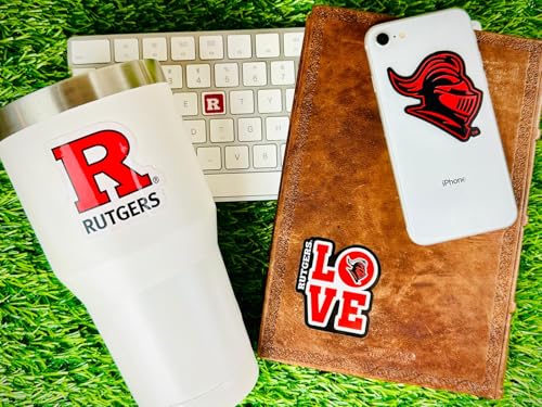 Image of Rutgers Sticker Sticker Variety Pack for Car Water Bottle Phone 14 Pc Gift