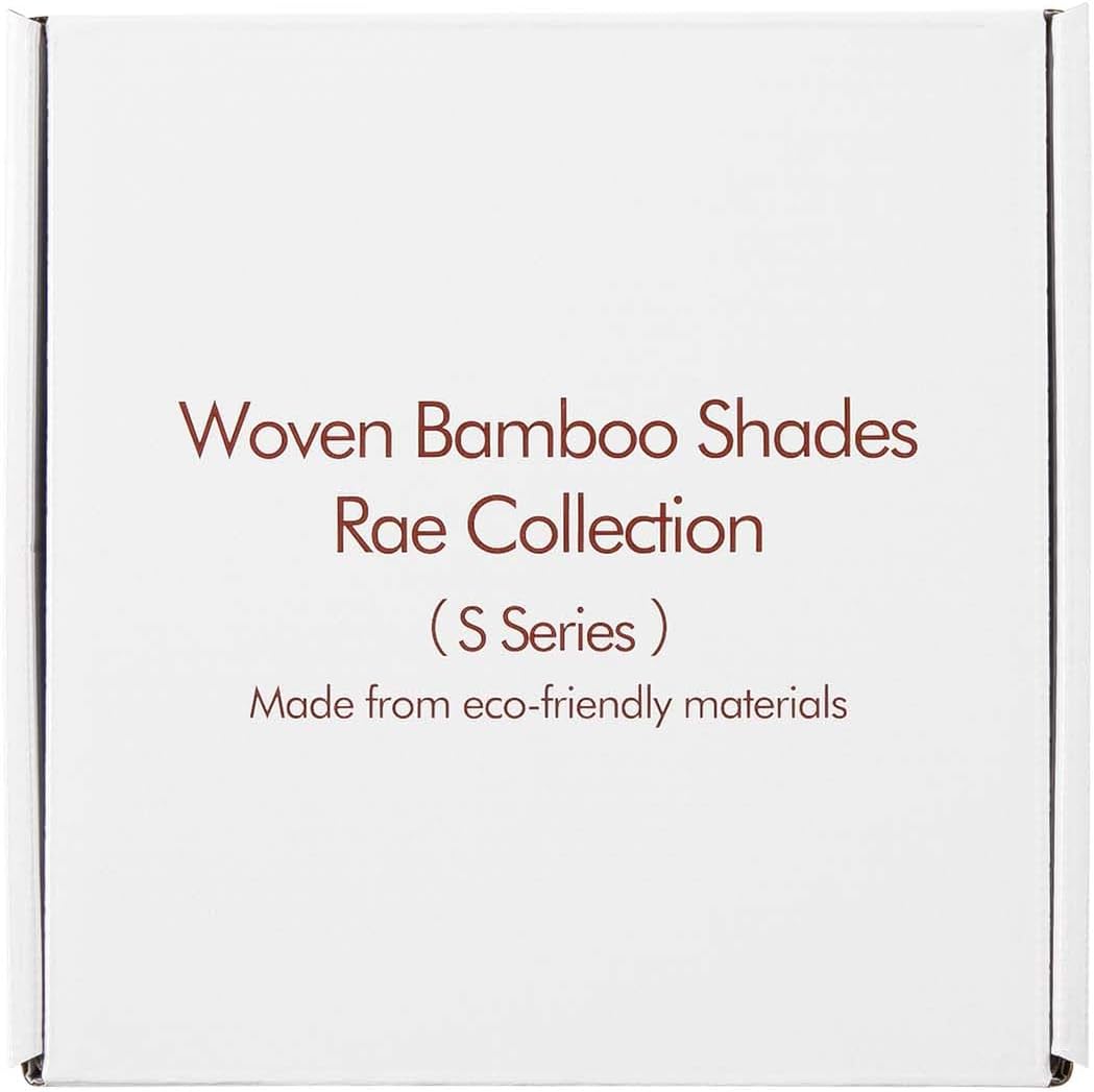 TWOPAGES Rae S Series Samples Natural Woven Bamboo Roman Shade Sample Book Swatches