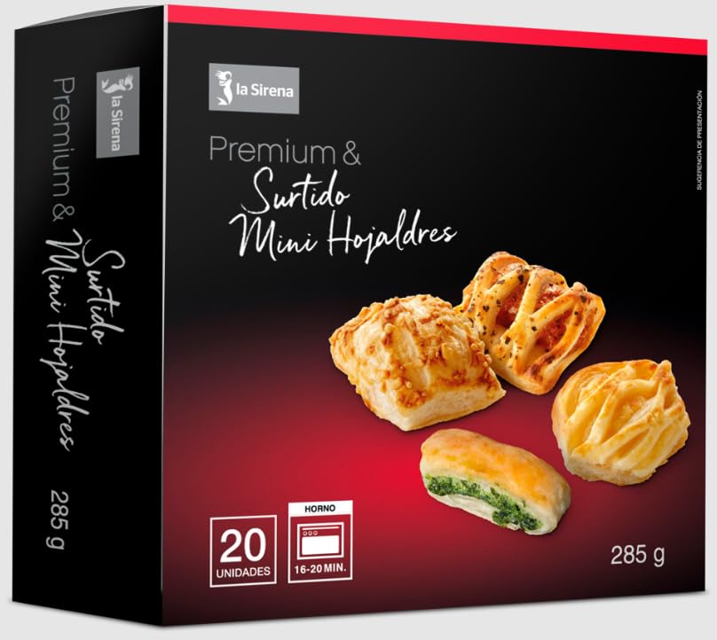 La Sirena Surtido minihojaldres premium, 285g