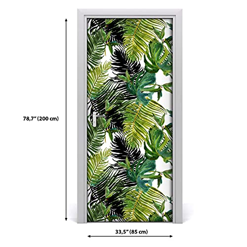 Vinilo puerta autoadhesivo extraíble para tapar imperfecciones 85x200 3