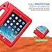HDE Case for iPad Mini 1 2 3 Kids Shockproof Bumper Hard Cover Handle Stand with Built in Screen Protector for Apple iPad Mini 1st 2nd 3rd Generation (Red)