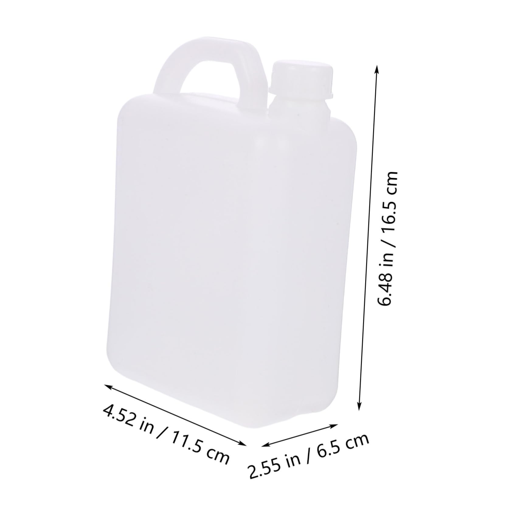 Cabilock Reusable Chemical Container Sturdy Empty Bottle with Wide Mouth for Easy Dispensing for Liquid Transfer Beverage Cosmetics Pharmaceuticals Compact Design