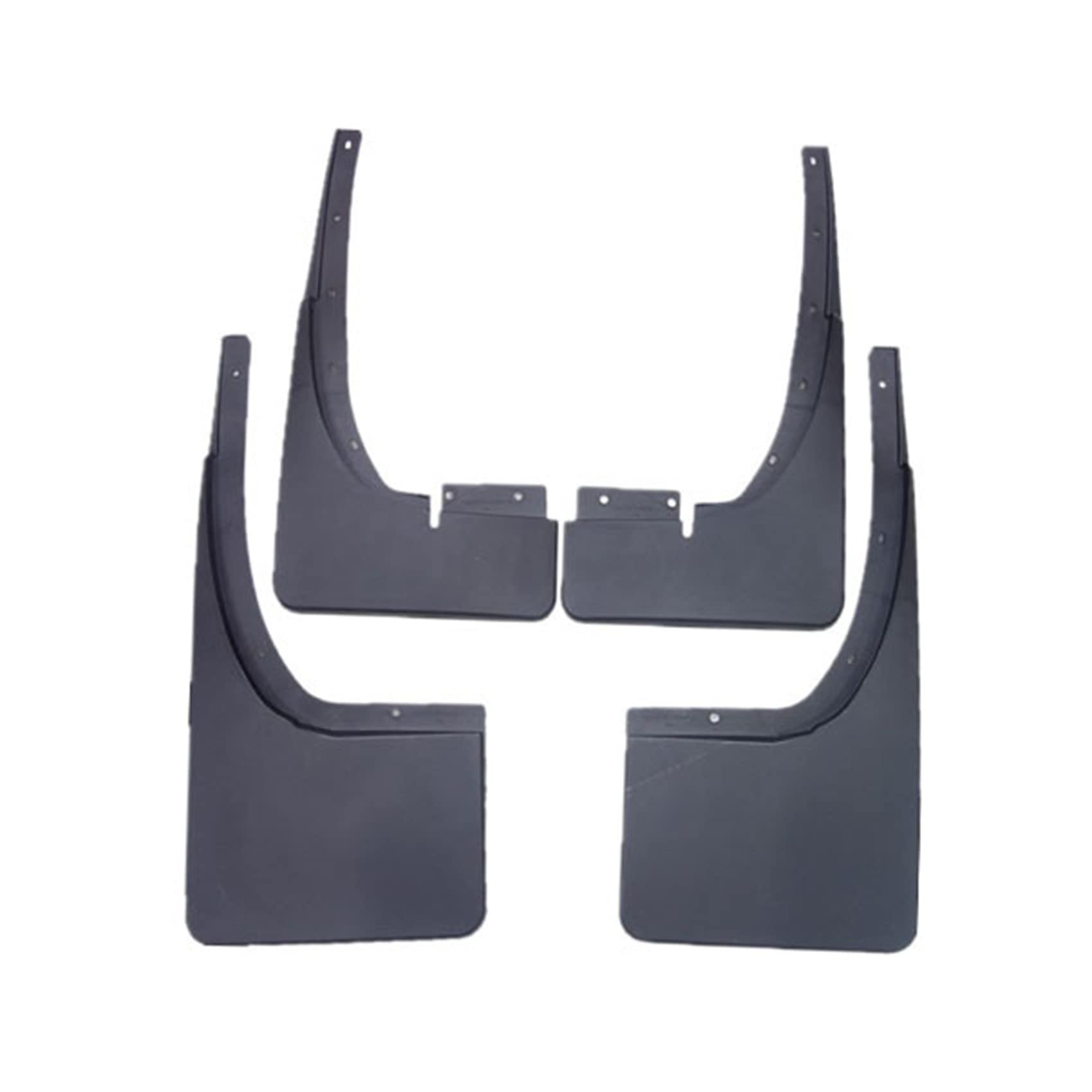 LIUTA 4pc Set Car Mud Flaps Guards Mudguard Compatible for Fo-rd Ranger 2011-2019 Accessories Fit Front Rear Splash Guards Full Protection Rubber Mudflaps Kit With Mounting Screws