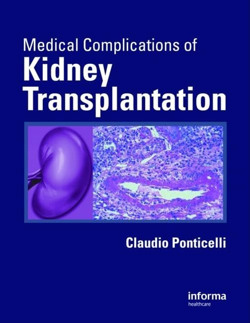 Buy Medical Complications Of Kidney Transplantation — BookShops.in