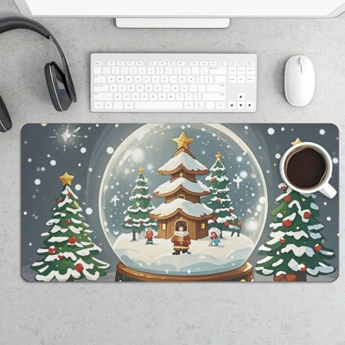 Protector de escritorio FekiLoot Snow Globe 30x60 cm miniatura 5