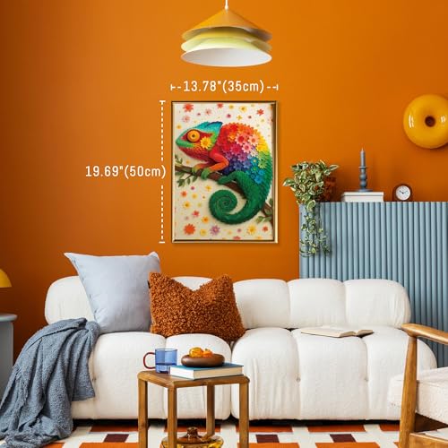 Puzzle Animal Chameleon Horizontal 14 años miniatura 7