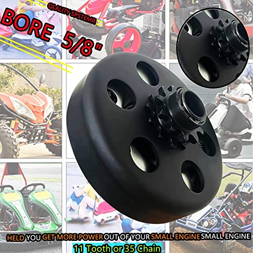 2.8Hp 97Cc Baja Mini Bike Go Kart Clutch 5/8" Bore 11 Tooth For #35 Chain Predator 212 Clutch 11T Centrifugal Clutch Perfect For Go Kart, Minibike And Fun Kart Engine #TOP4