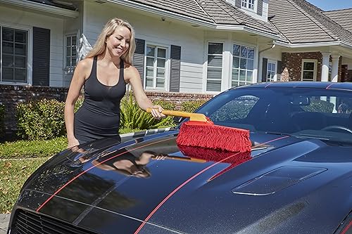 California Car Duster 62442 Standard Car Duster With Wooden Handle,Red thumb #7