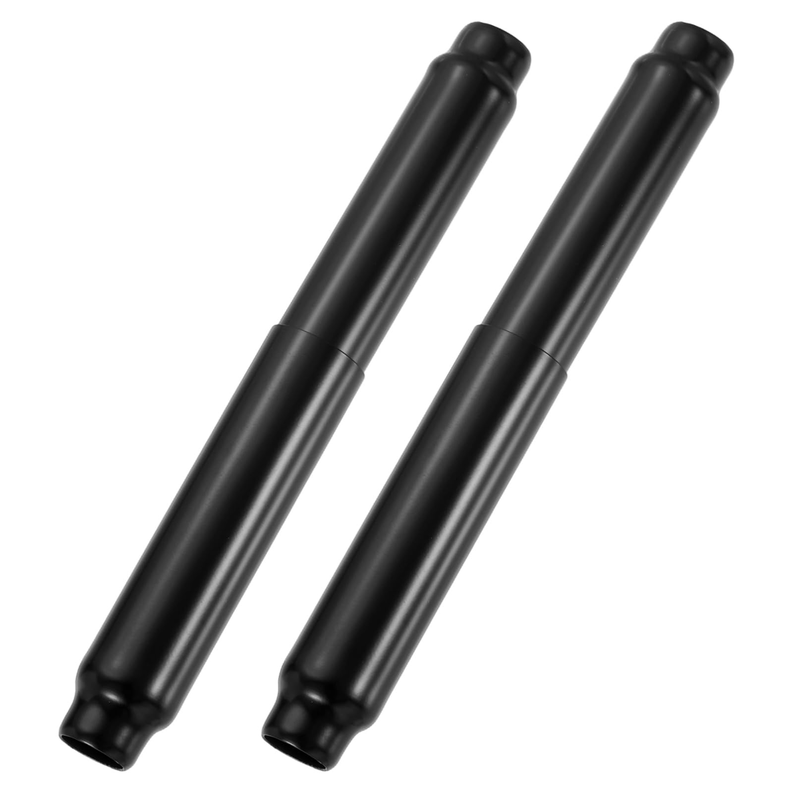 sourcing map 2Pcs Toilet Paper Roll Holder, Stainless Steel Spring Loaded Roller Rod Spindle Toilet Tissue Holder Replacement Rod for Bathroom Washroom, Black